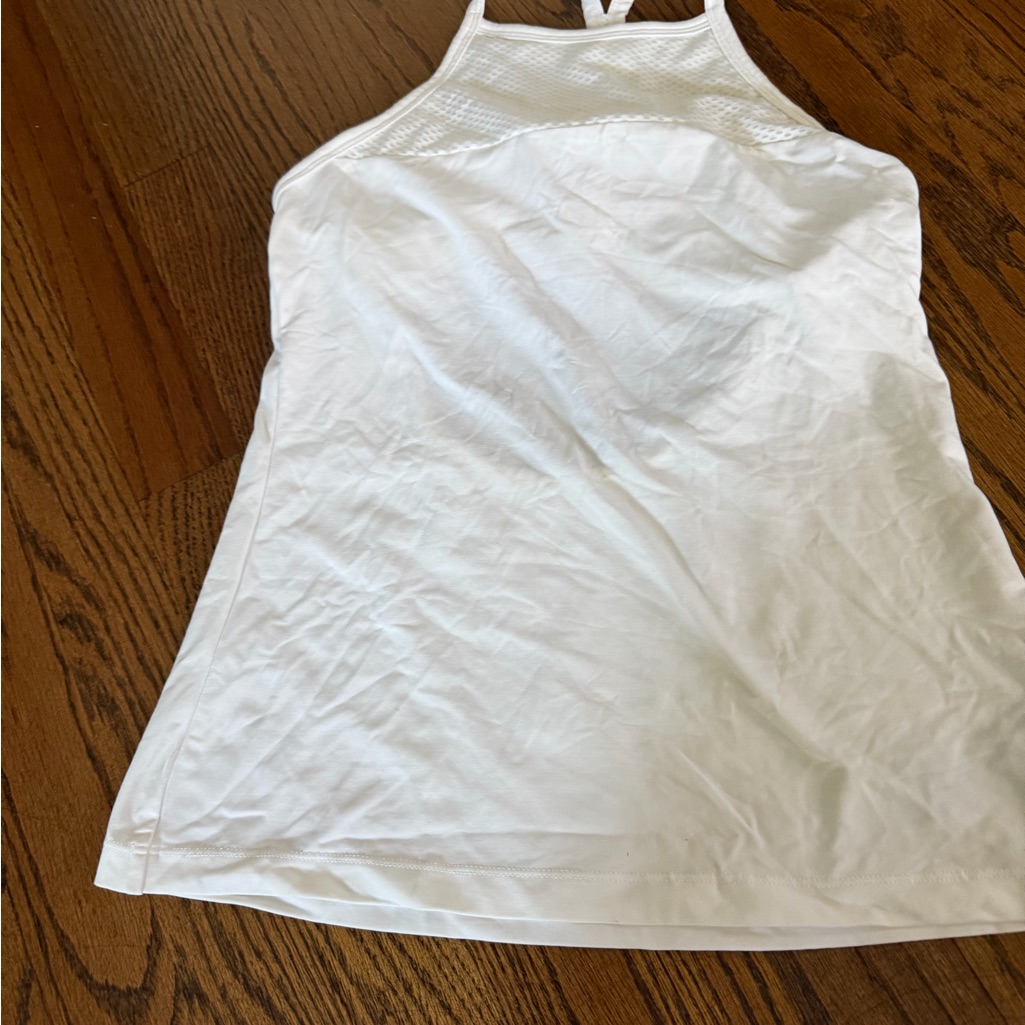 Gap White Halter Neck Tank Top
